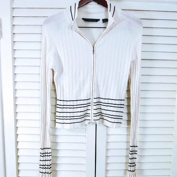 Copper Key Ribbed Cardigan - Picture 9 of 13